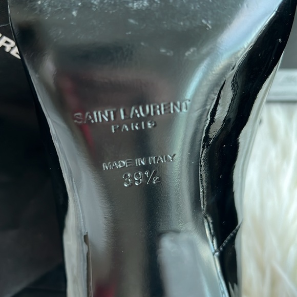 Saint Laurent size EU 39.5 Opyum Pumps in black Patent Leather - Picture 8 of 9